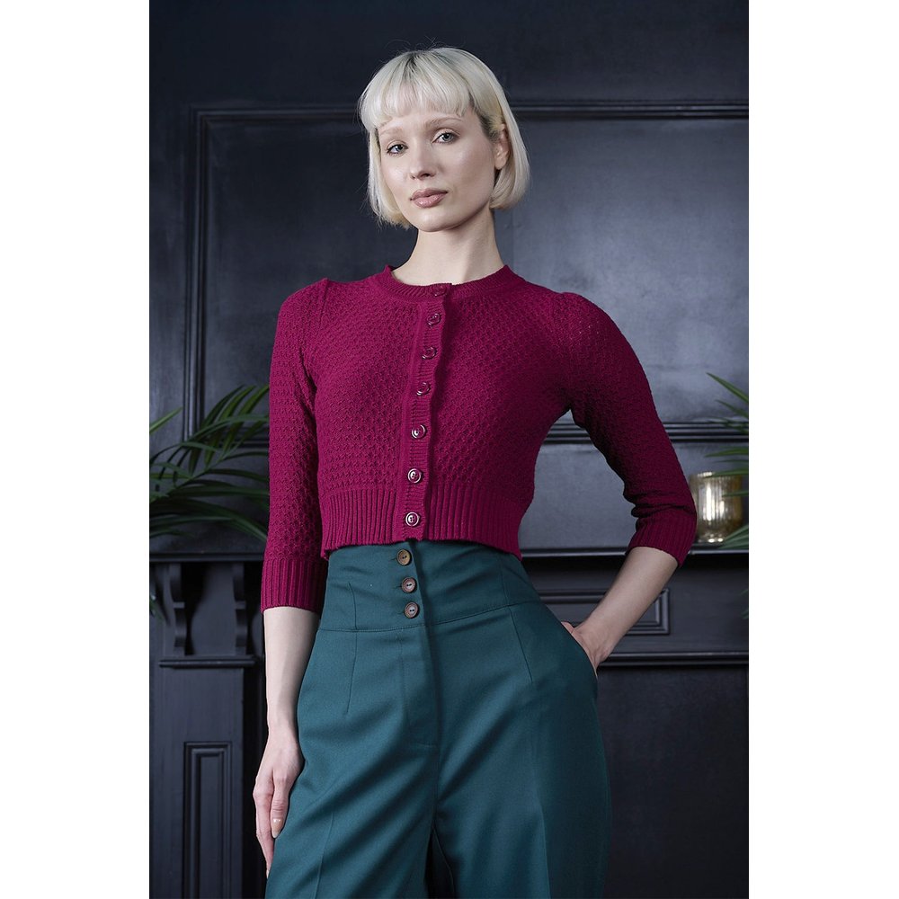 Banned - Fara Cardigan - Burgundy